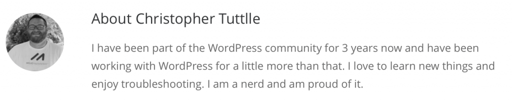 Chris Tuttle - WordPress Guru