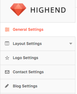 highend wordpress theme customization settings wordpress admin panel