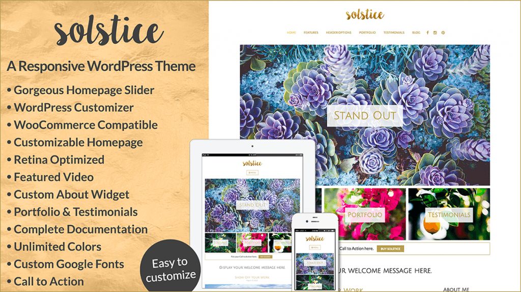 Solstice WordPress Theme
