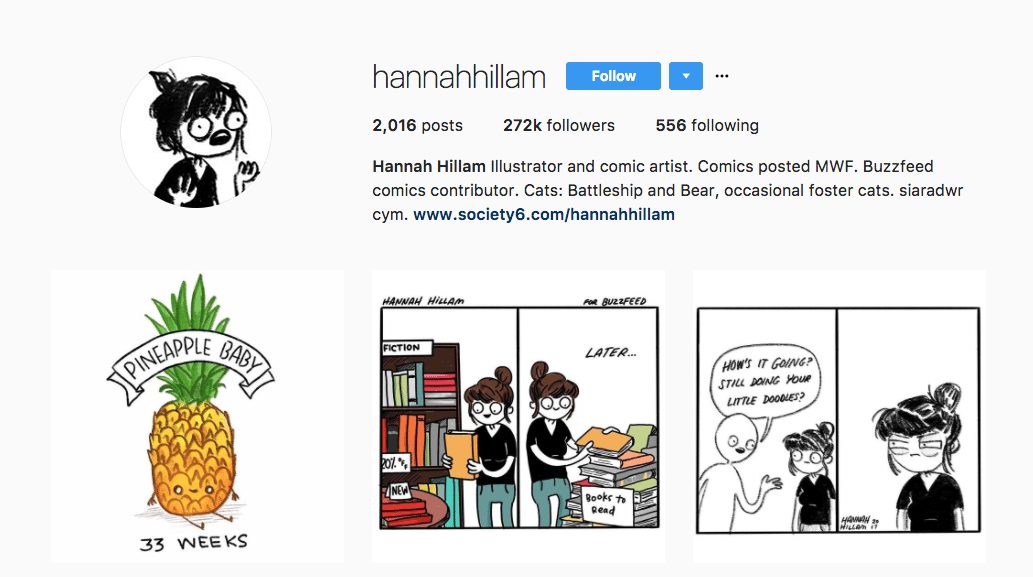 Hannah Hillam - Illustrator and Comic Writer