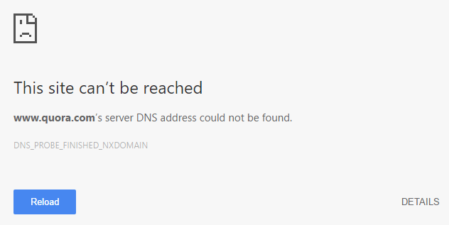 If you see a DNS error while trying to access your new website, you need to configure your DNS settings.